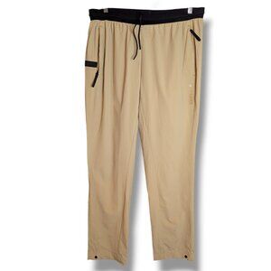 NWT Adidas Terrex Liteflex Pant Men Large Beige Hiking Lightweight Nylon Outdoor